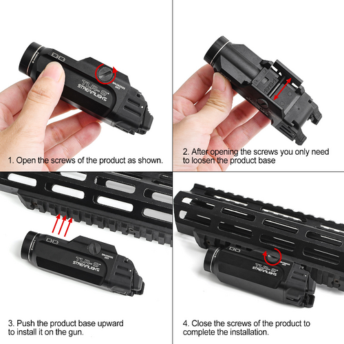 WADSN T-9 Gun Light - BLACK - (LOGO) WADSN T-9 Gun Light - BLACK - (LOGO)