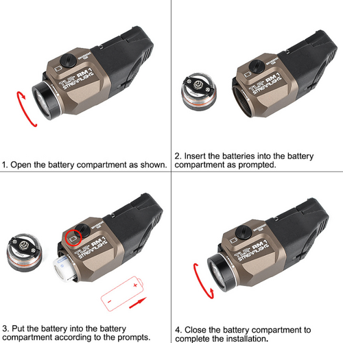 WADSN T RM 1 Rail Mounted Tacticial Ligting System - DE (LOGO) WADSN T RM 1 Rail Mounted Tacticial Ligting System - DE (LOGO)