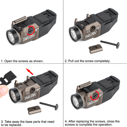 WADSN T RM 1 Rail Mounted Tacticial Ligting System - DE (LOGO) WADSN T RM 1 Rail Mounted Tacticial Ligting System - DE (LOGO)