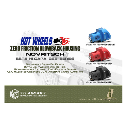 TTI Novritsch SSP5 One Piece Zero Friction BBU Kit-Black