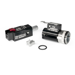 TTI TTI AIRSOFT MARUI MWS M4 7075 One Piece Full CNC TDC Chamber + Adjuster Set-BK TTI TTI AIRSOFT MARUI MWS M4 7075 One Piece Full CNC TDC Chamber + Adjuster Set-BK