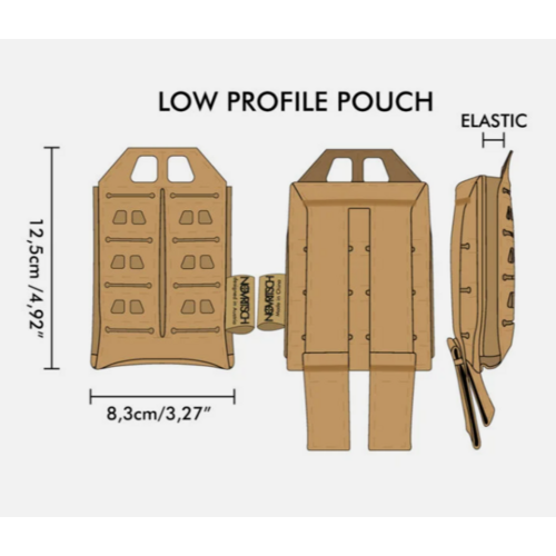 Novritsch Low Profile Assault Rifle Magazine Pouch - Black