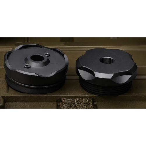 Bushmaster Metal replacement caps for Big Boy Sound Moderator Bushmaster Metal replacement caps for Big Boy Sound Moderator