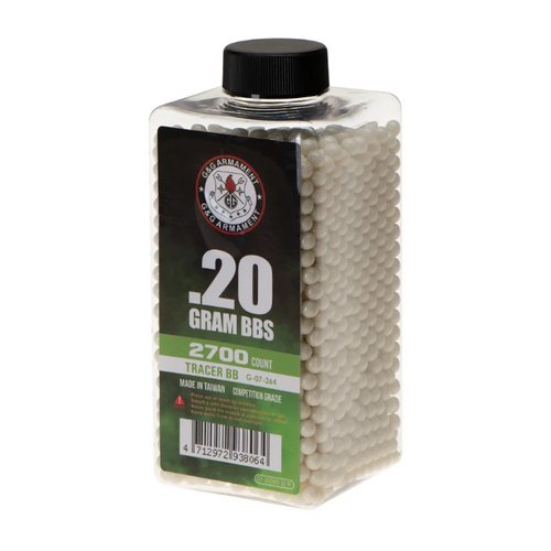 G&G 0.20g Tracer BBs 2700rds - Green G&G 0.20g Tracer BBs 2700rds - Green