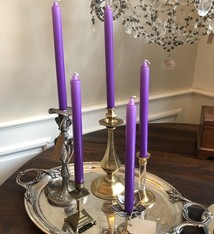 Candle - deep purple
