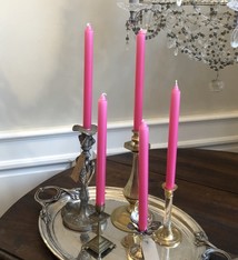 Candle -fuchsia