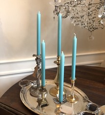 Candle -turquoise