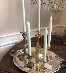 Candle - misty green