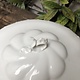 White covered dishes, porcelain