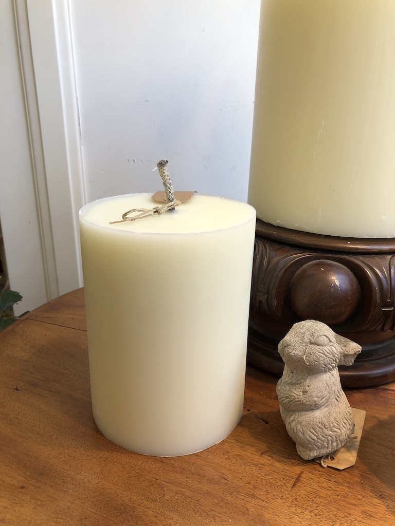 Out door candles in twee  sizes,  L and XL