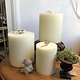 Out door candles in twee  sizes,  L and XL