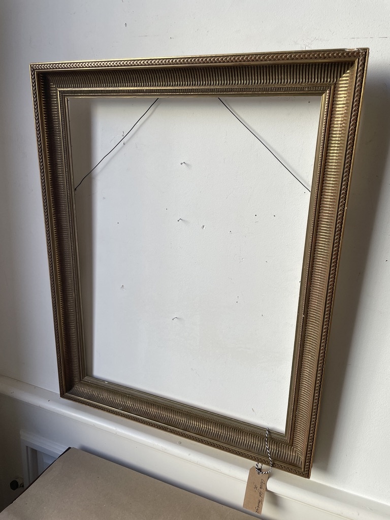 Vintage gilded picture frame