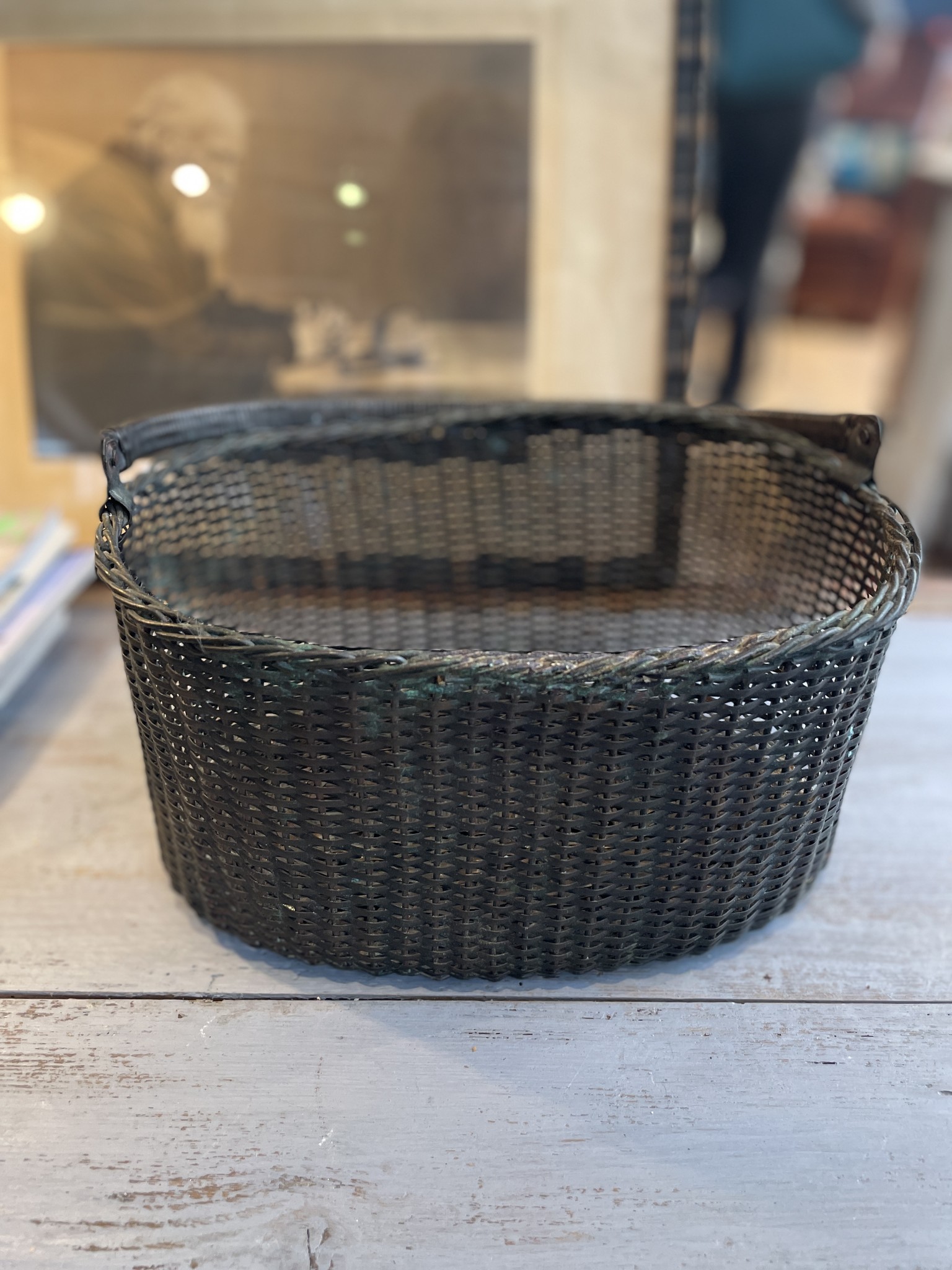 Almost antique iron basket
