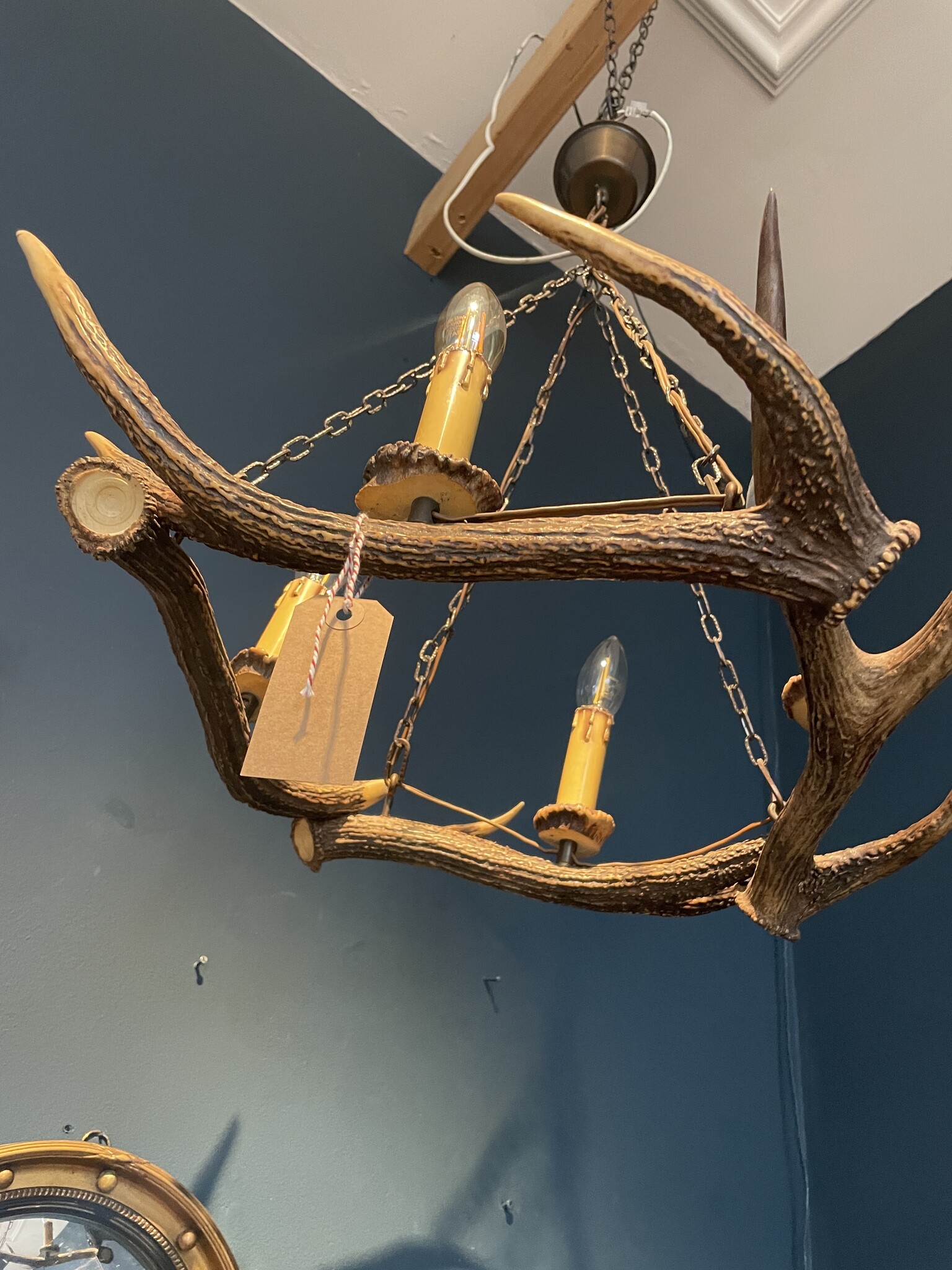 Chandelier made from antlers