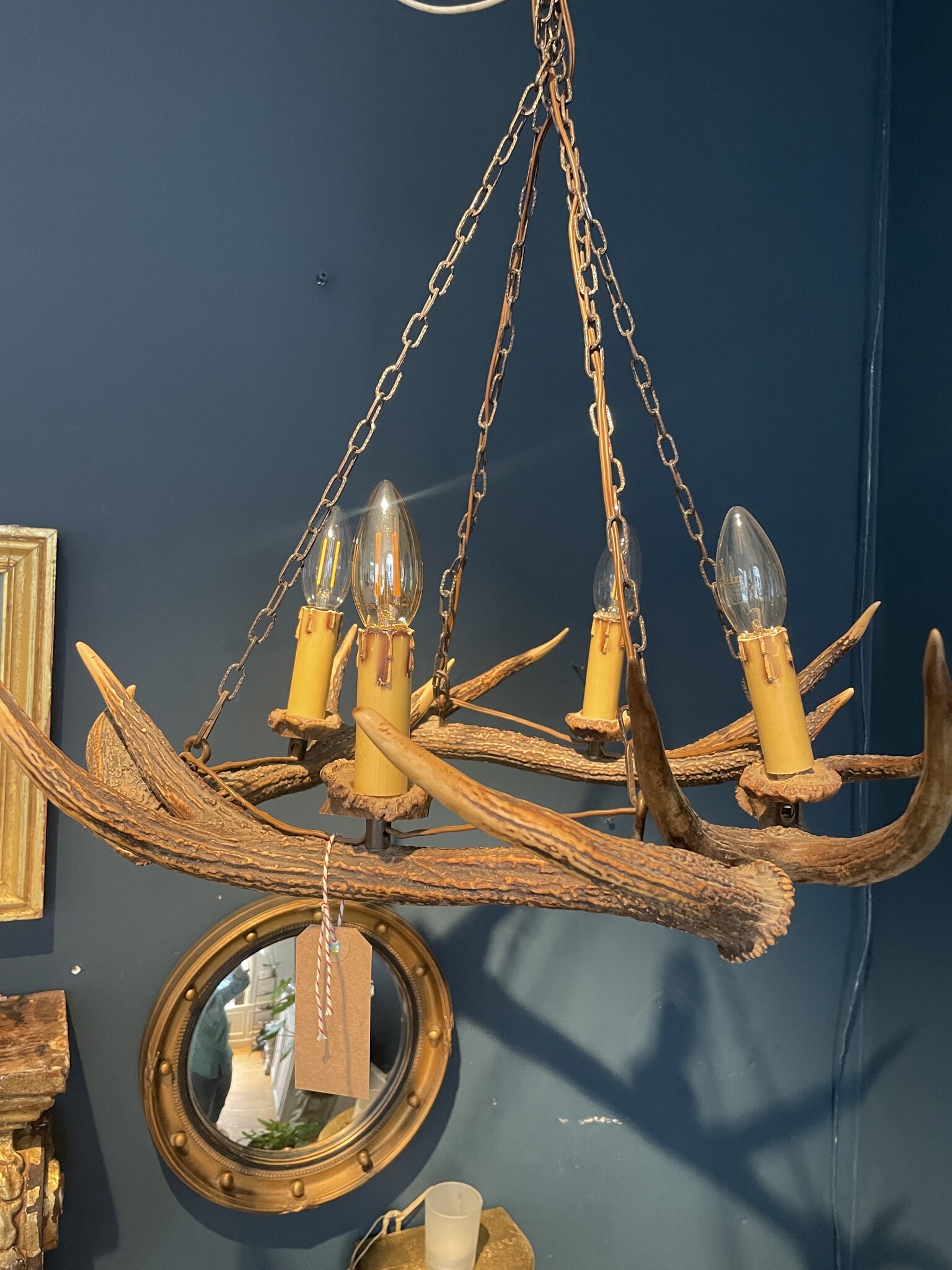 Chandelier made from antlers