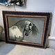 Painting of PRE stallion in a frame