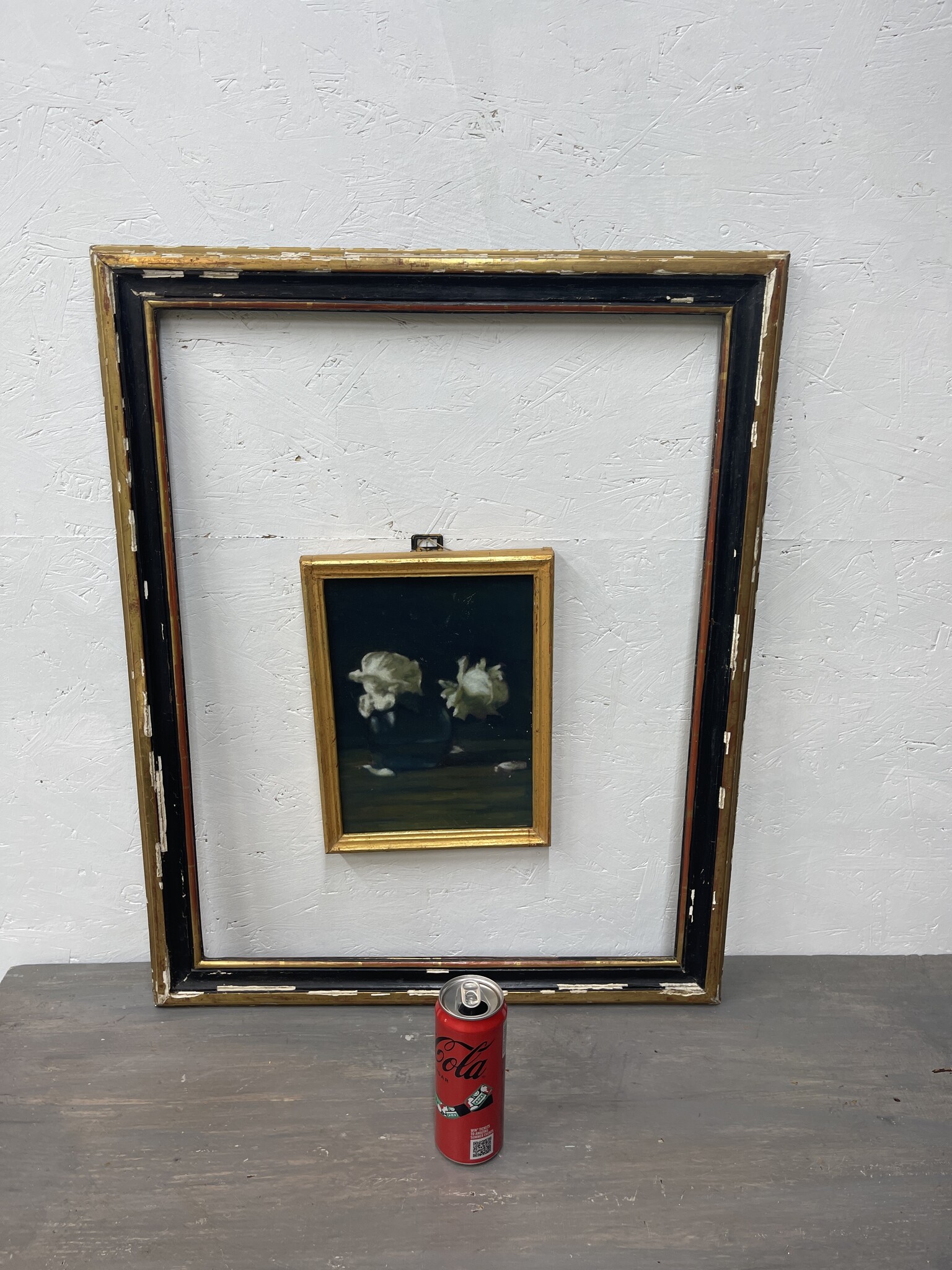 Antique worn frame