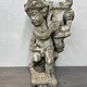 Antique garden statue, little guy with harp