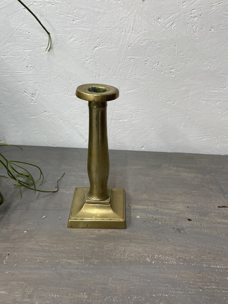 Antique brass candlestick, nice model