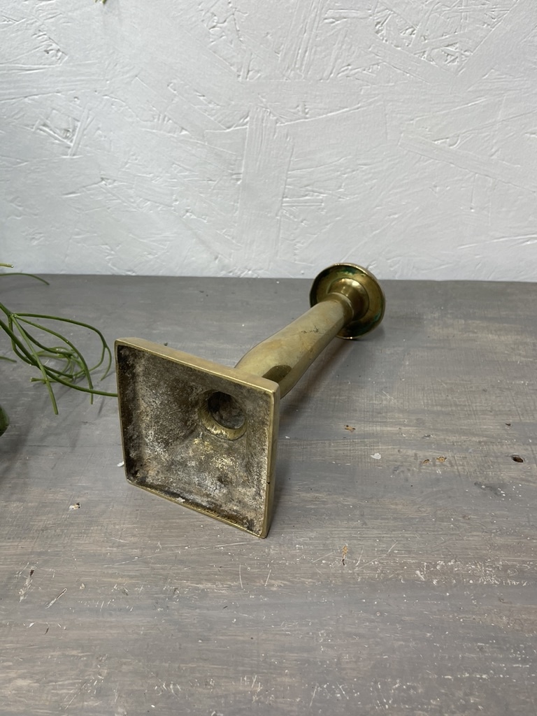Antique brass candlestick, nice model