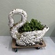 Vintage Swan planter