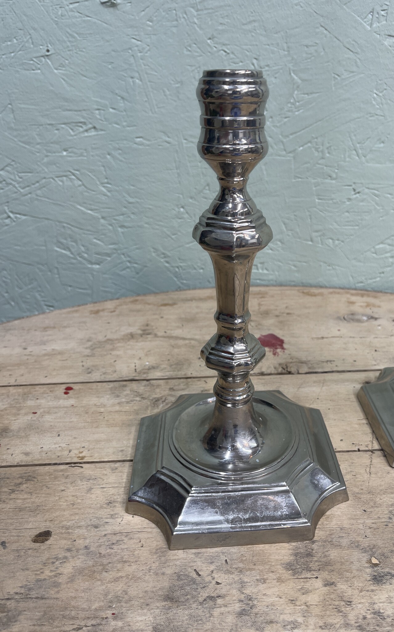Stunning silver plated candle sticks
