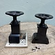 Art deco candle holders