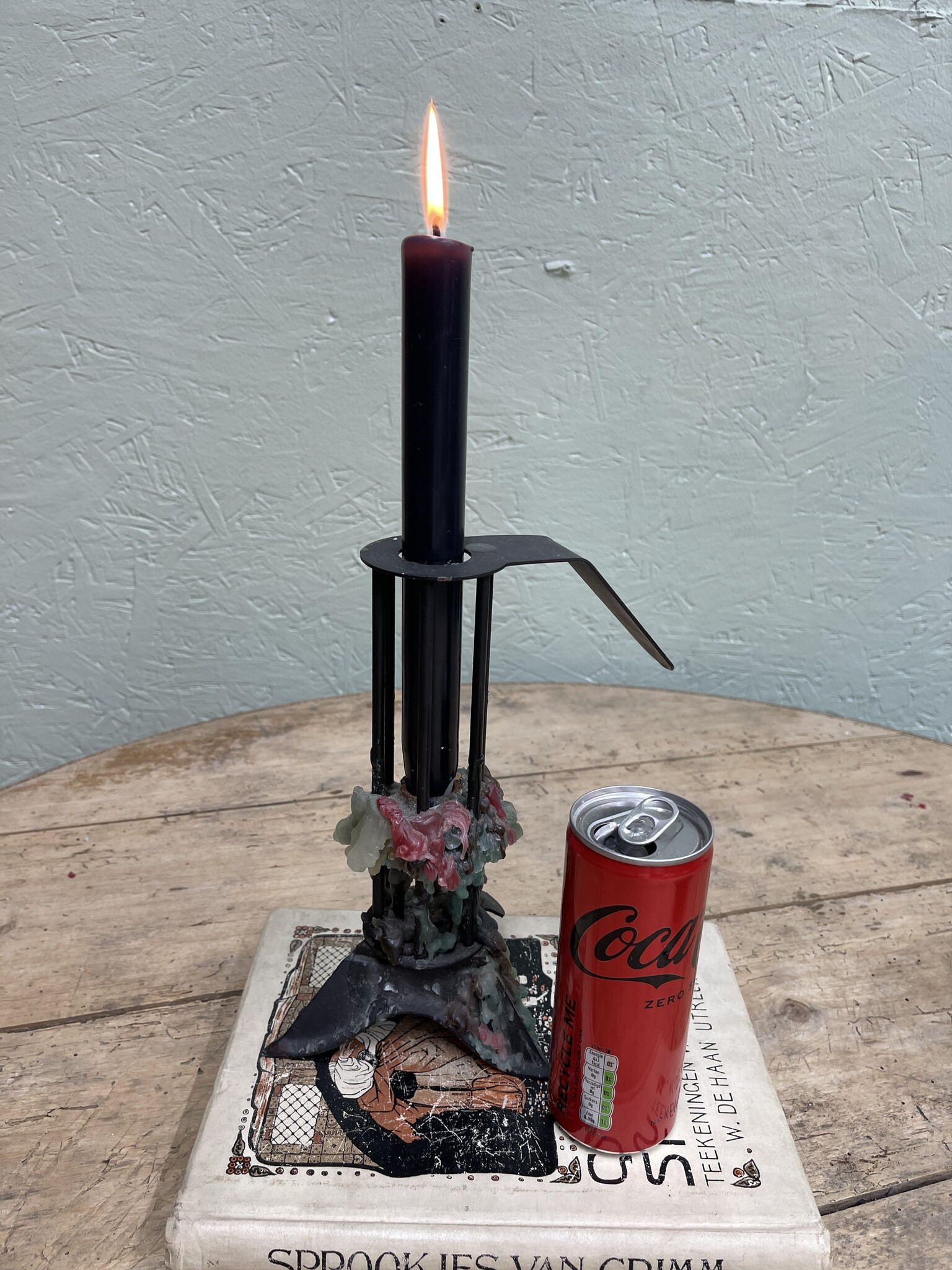 Vintage sliding candlestick