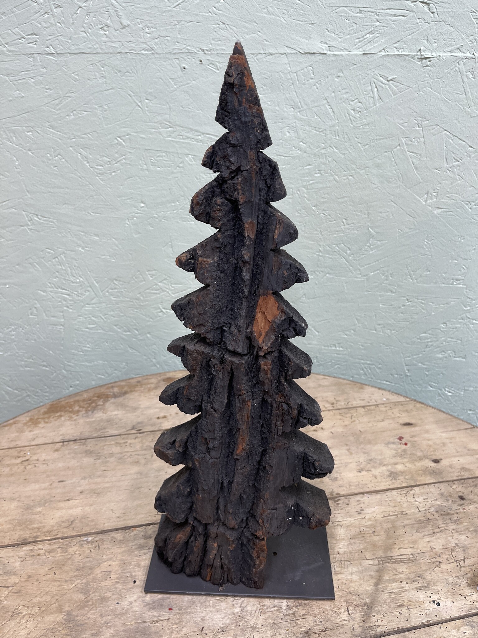 Christmas tree from an old roof pinnacle