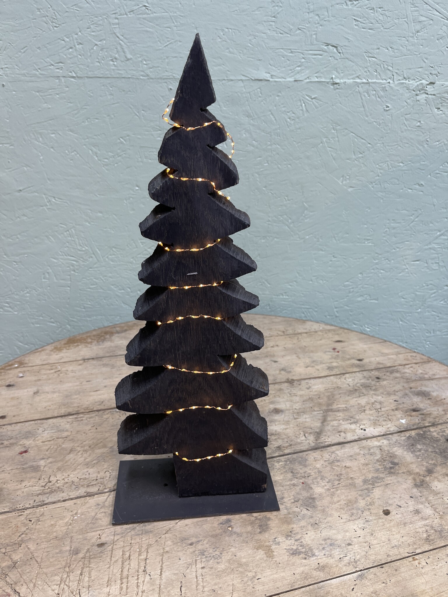 Christmas tree from an old roof pinnacle