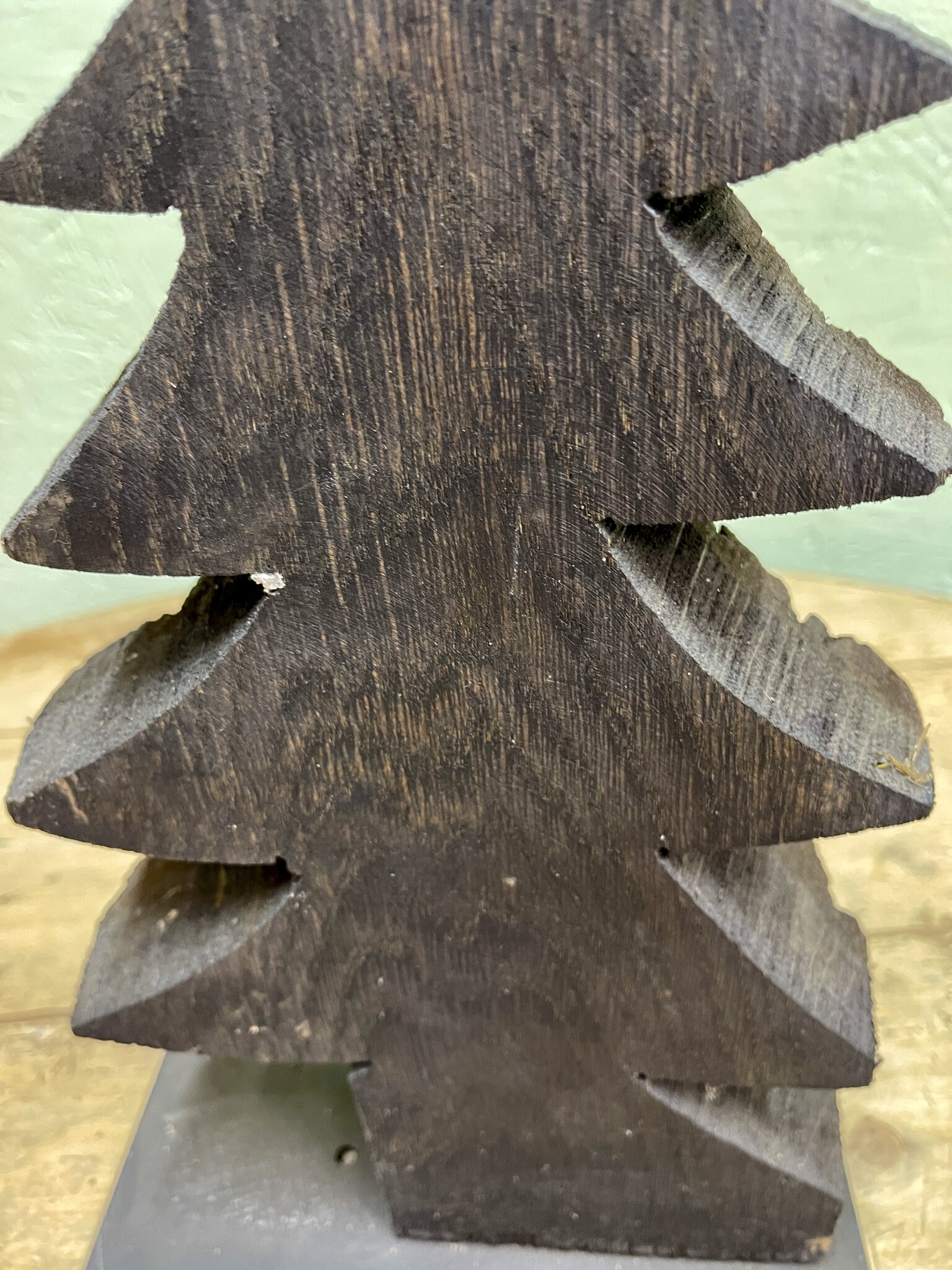 Christmas tree from an old roof pinnacle
