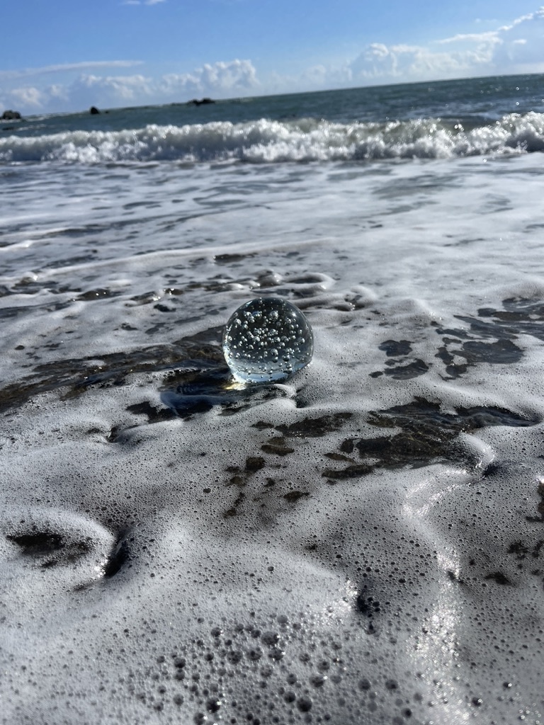 Vintage glass paper weight