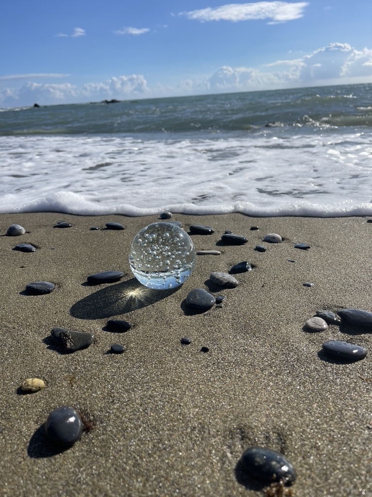 Vintage glass paper weight