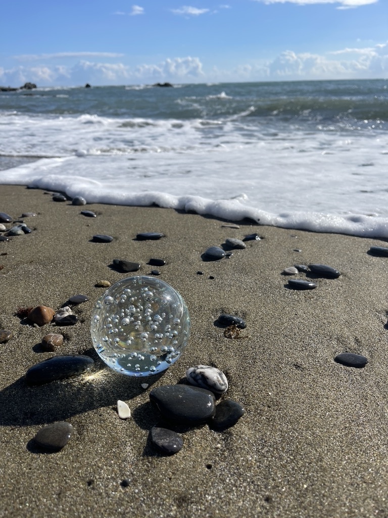 Vintage glass paper weight