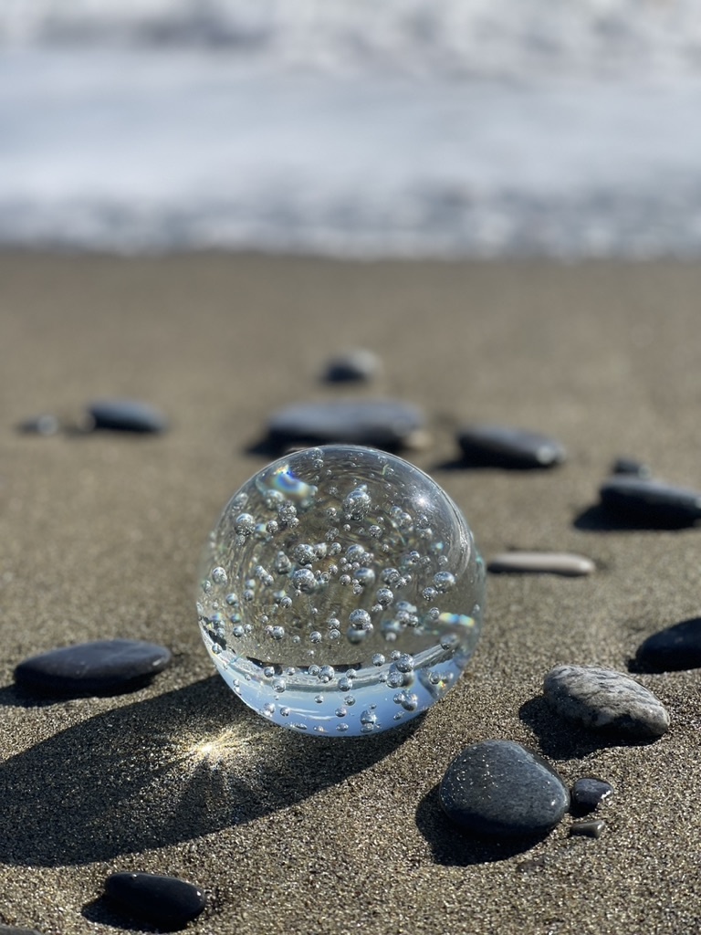 Vintage glass paper weight