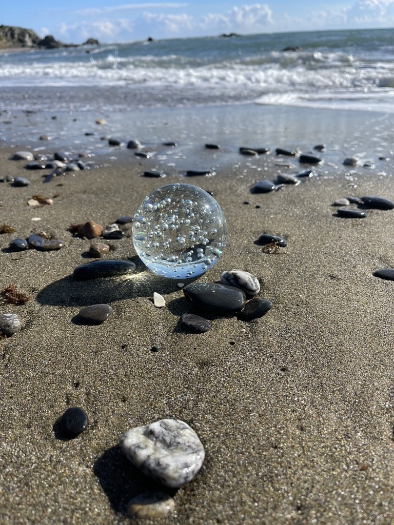 Vintage glass paper weight