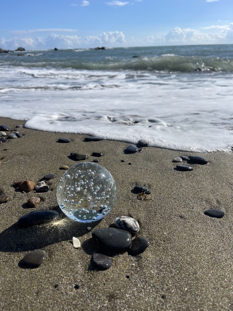 Vintage glass paper weight
