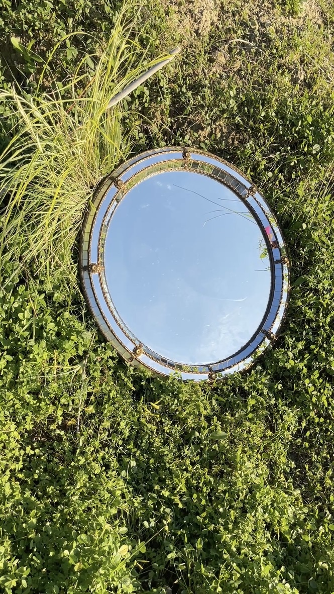 Vintage 'Venetian' mirror