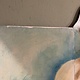 Painting in 5 panels of a stunning naked man