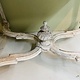 Antique French table with cross between the legs