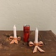 Handmade ceramic bowtie candleholders