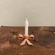 Handmade ceramic bowtie candleholders