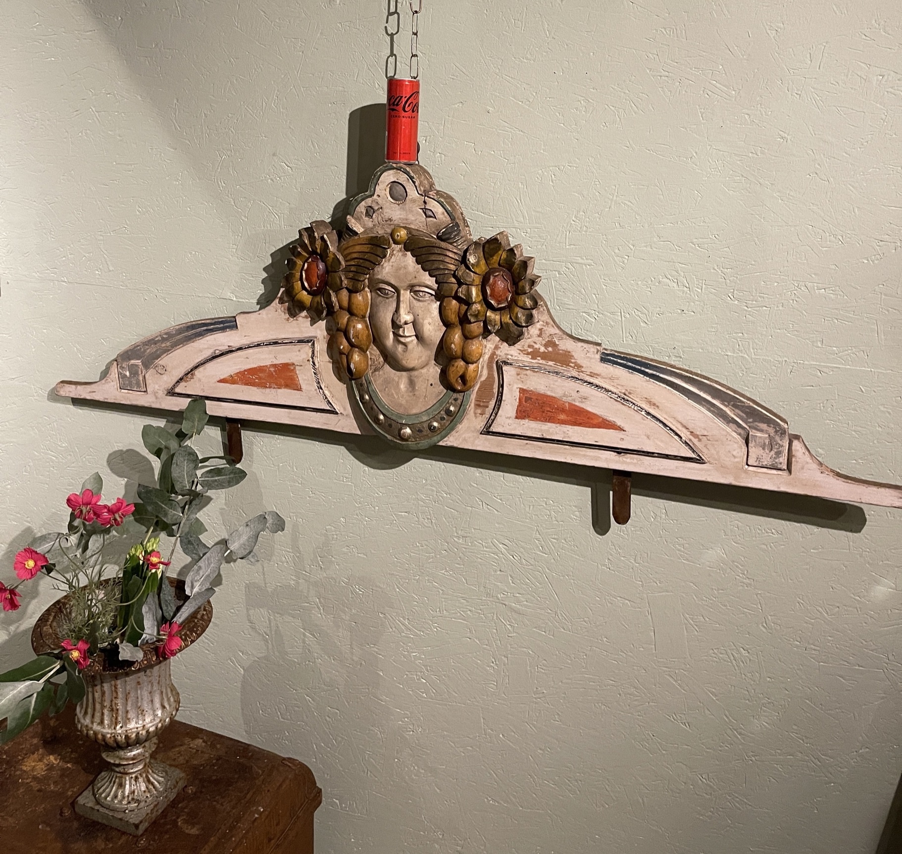 Antique ornament of a merry-go-round