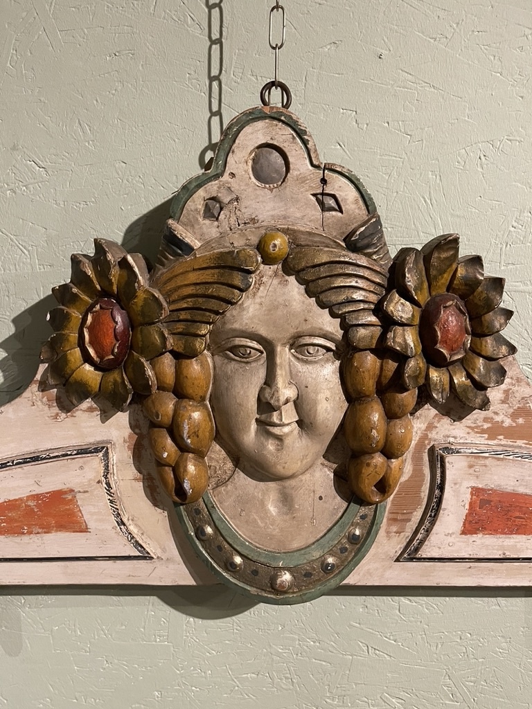 Antique ornament of a merry-go-round