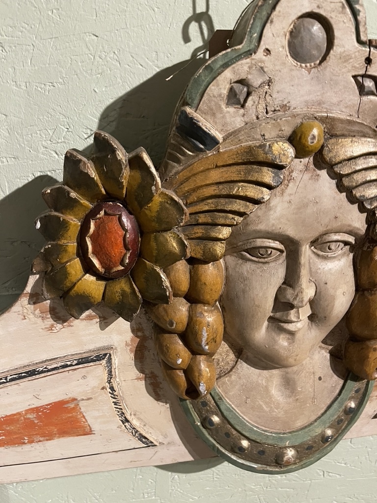 Antique ornament of a merry-go-round