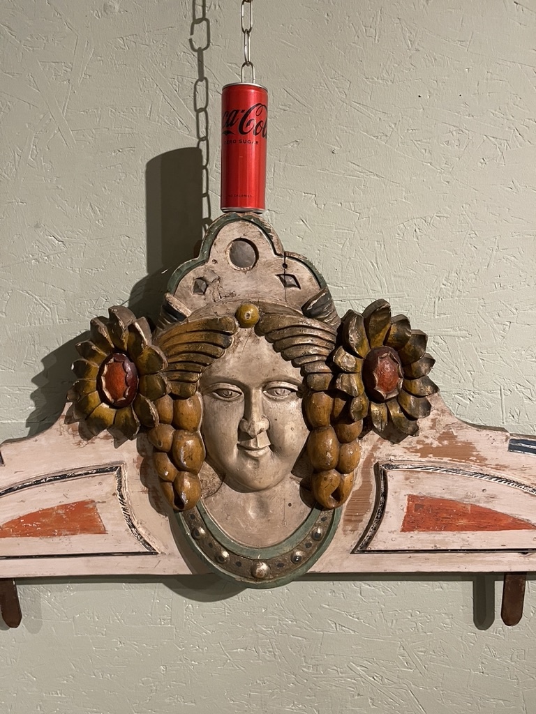 Antique ornament of a merry-go-round