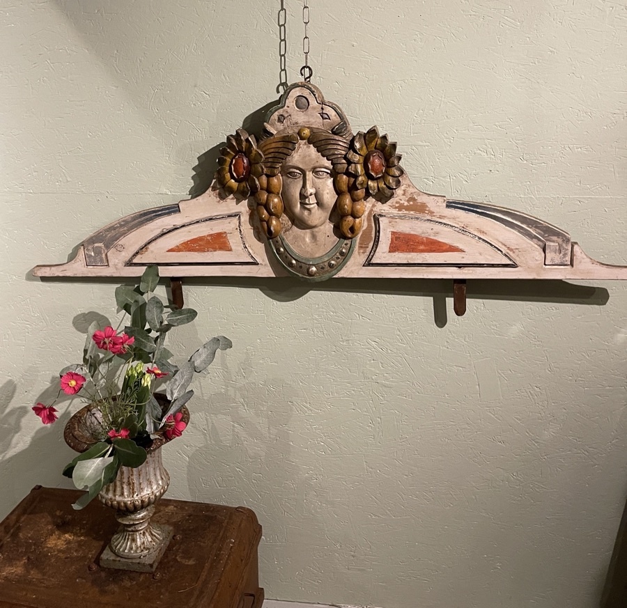 Antique ornament of a merry-go-round