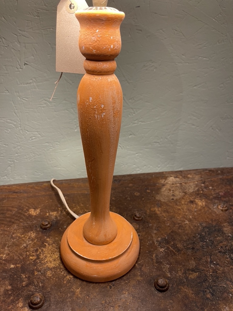 Vintage lamp with happy monkey lampshade