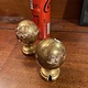 Antique gilded balls