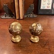 Antique gilded balls